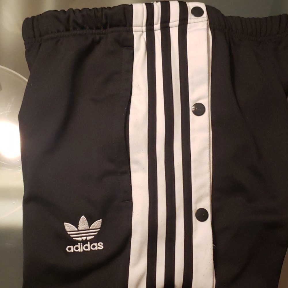 Adidas snap track pants